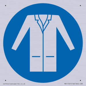 Custom Mandatory: Wear a lab coat